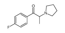 1-(4-Fluorophenyl)-2-(pyrrolidin-1-yl) propan-1-one结构式