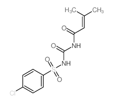 2-Butenamide,N-[[[(4-chlorophenyl)sulfonyl]amino]carbonyl]-3-methyl- picture