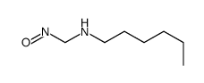 nitrosomethyl-N-hexylamine structure