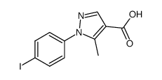 1-(4-iodophenyl)-5-methylpyrazole-4-carboxylic acid Structure
