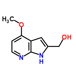 (4-methoxy-1H-pyrrolo[2,3-b]pyridin-2-yl)methanol Structure