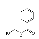 N-(hydroxymethyl)-4-methylbenzamide结构式