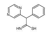 2-phenyl-2-pyrazin-2-ylethanethioamide Structure