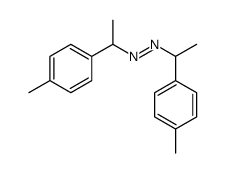 bis[1-(4-methylphenyl)ethyl]diazene结构式
