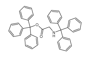 N-tritylglycine trityl ester结构式