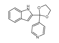 2-(2-pyridin-4-yl-[1,3]dioxolan-2-yl)-indole Structure