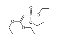 2-diethoxyphosphoryl-1,1-diethoxyethene结构式