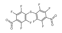 bis(4-nitro-2,3,5,6-tetrafluorophenyl) sulfide Structure