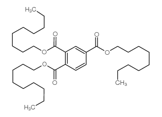 trinonyl benzene-1,2,4-tricarboxylate structure