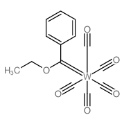 carbon monoxide,[ethoxy(phenyl)methylidene]tungsten Structure
