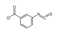 3-isothiocyanato Benzoyl chloride structure