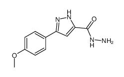 3-(4-METHOXYPHENYL)-1H-PYRAZOLE-5-CARBOHYDRAZIDE Structure