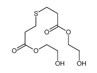 2-hydroxyethyl 3-[3-(2-hydroxyethoxy)-3-oxopropyl]sulfanylpropanoate Structure