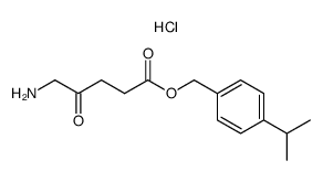 4-ISOPROPYL BENZYL 5-AMINOLEVULINATE HYDROCHLORIDE结构式