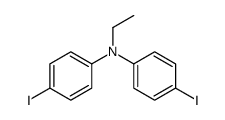 N-ethyl-4-iodo-N-(4-iodophenyl)aniline结构式