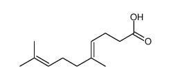5,9-dimethyldeca-4,8-dienoic acid结构式