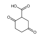 2,5-dioxocyclohexane-1-carboxylic acid Structure