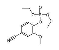 (4-cyano-2-methoxyphenyl) diethyl phosphate结构式
