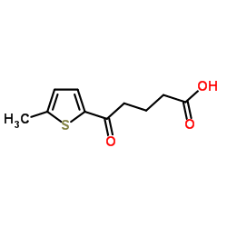 5-(5-Methyl-2-thienyl)-5-oxopentanoic acid Structure