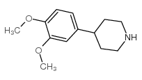 4-(3,4-二甲氧基苯基)哌啶结构式