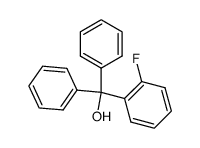 diphenyl-ortho-fluorophenyl-methanol Structure