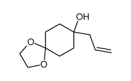 8-allyl-1,4-dioxaspiro[4,5]decan-8-ol结构式