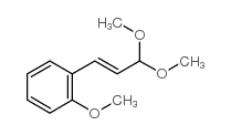 1-(3,3-dimethoxyprop-1-enyl)-2-methoxybenzene结构式