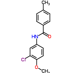 N-(3-Chloro-4-methoxyphenyl)-4-methylbenzamide Structure