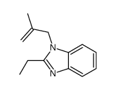 (9ci)-2-乙基-1-(2-甲基-2-丙烯基)-1H-苯并咪唑结构式