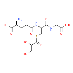 S-glyceroylglutathione Structure
