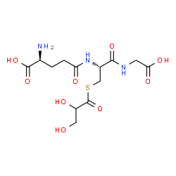 S-glyceroylglutathione structure