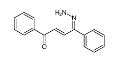 1-hydrazono-1.4-diphenyl-buten-(2t)-one-(4)结构式