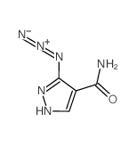 (4-carbamoyl-2H-pyrazol-3-yl)imino-imino-azanium结构式