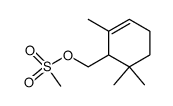 Cyclogeranyl methanesulfonate结构式