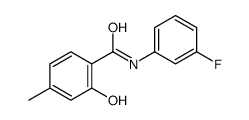 Benzamide, N-(3-fluorophenyl)-2-hydroxy-4-methyl- (9CI) picture