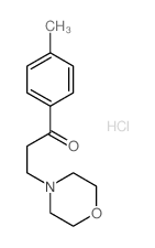 1-Propanone,1-(4-methylphenyl)-3-(4-morpholinyl)-, hydrochloride (1:1) structure