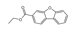 3-Dibenzofurancarboxylic acid ethyl ester结构式