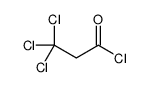 3,3,3-trichloropropanoyl chloride Structure