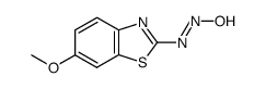2-Benzothiazolamine,6-methoxy-N-nitroso-(9CI)结构式