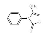 4-methyl-3-phenyl-1,3-thiazole-2-thione结构式