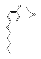 2-[[4-(3-methylsulfanylpropoxy)phenoxy]methyl]oxirane结构式