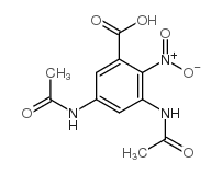 3,5-BIS(ACETYLAMINO)-2-NITRO-BENZOIC ACID structure