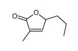 4-methyl-2-propyl-2H-furan-5-one Structure