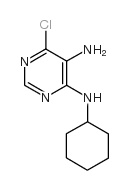 6-chloro-N-cyclohexyl-pyrimidine-4,5-diamine Structure