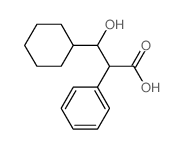 3-cyclohexyl-3-hydroxy-2-phenyl-propanoic acid结构式