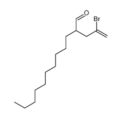 2-(2-bromoprop-2-enyl)dodecanal结构式