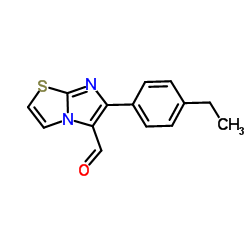 6-(4-Ethylphenyl)imidazo[2,1-b][1,3]thiazole-5-carbaldehyde Structure