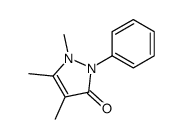 1,4,5-trimethyl-2-phenylpyrazol-3-one结构式