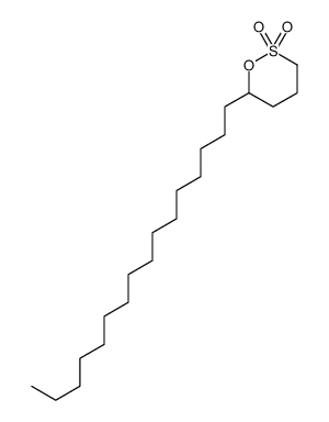 6-hexadecyloxathiane 2,2-dioxide Structure
