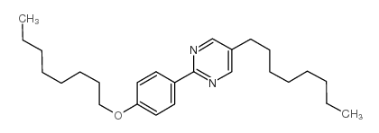 5-OCTYL-2-(4-OCTYLOXYPHENYL)PYRIMIDINE structure